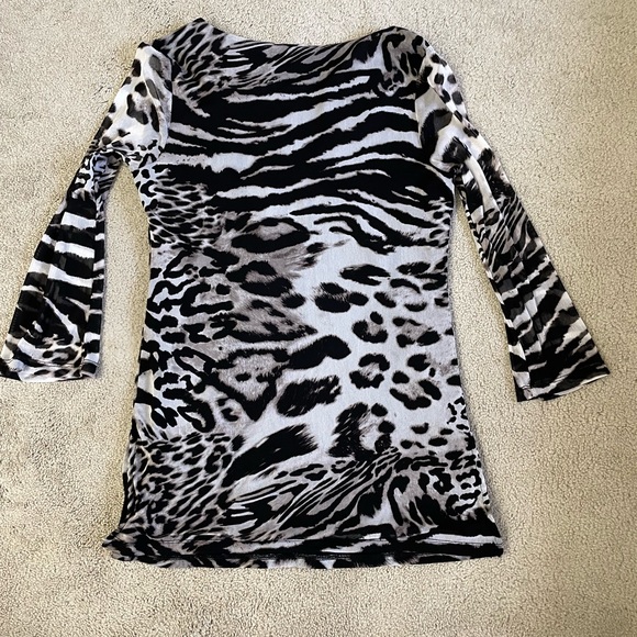 INC Zebra Print Tunic - Picture 2 of 10